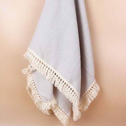 Couverture Bebe - BabyBlanket™ - Gris - Cocooning de Bébé