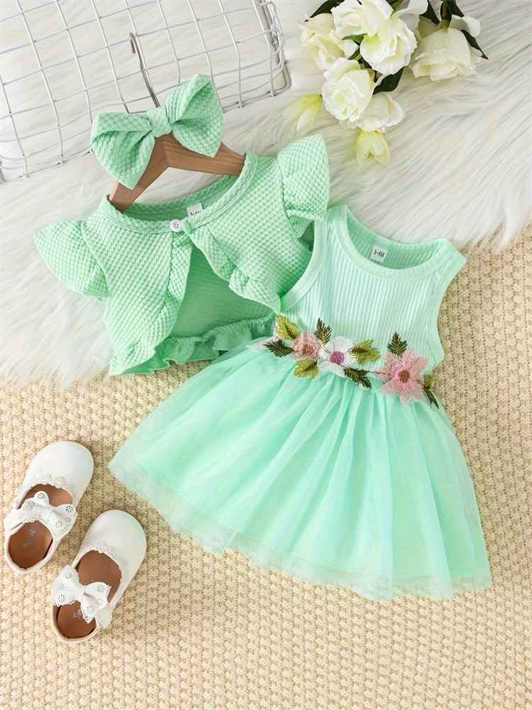 Robe cérémonie fille - Douce Pétale - Cocooning de Bébé