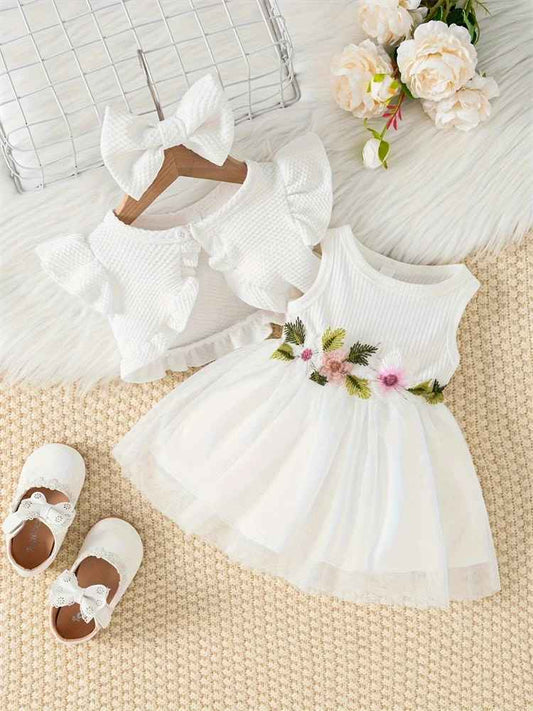 Robe cérémonie fille - Douce Pétale - Cocooning de Bébé