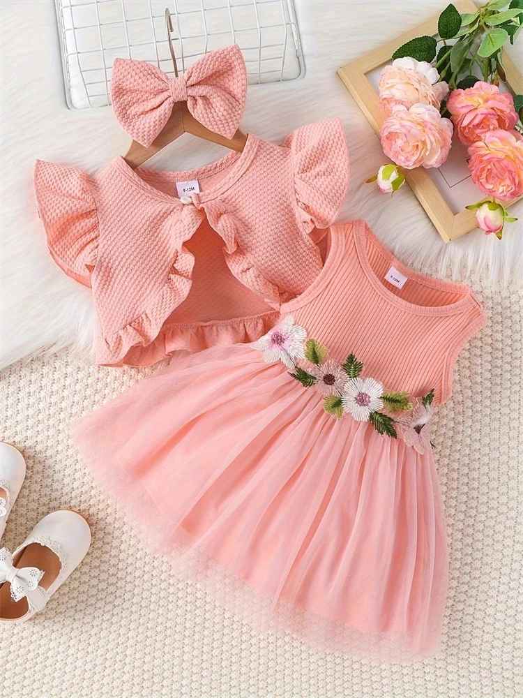 Robe cérémonie fille - Douce Pétale - Cocooning de Bébé