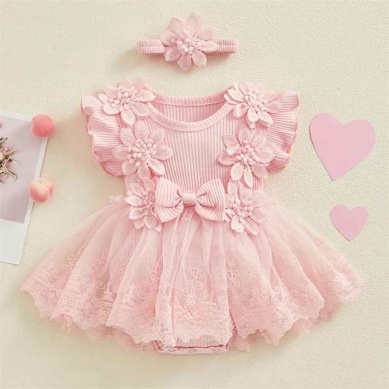 Robe dentelle - Lilas Bohème - Cocooning de Bébé